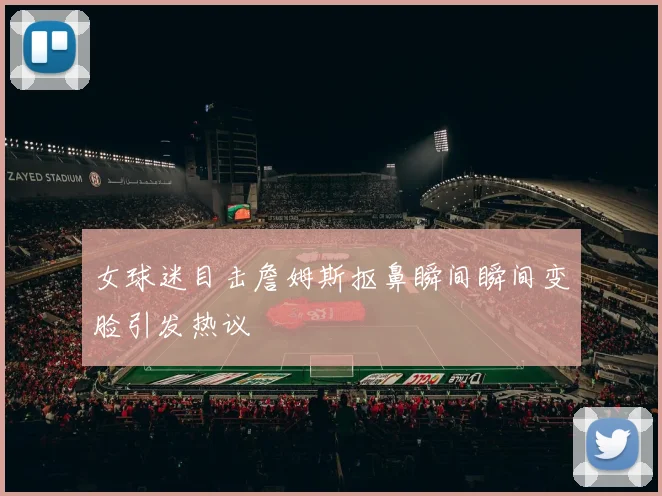 女球迷目击詹姆斯抠鼻瞬间瞬间变脸引发热议