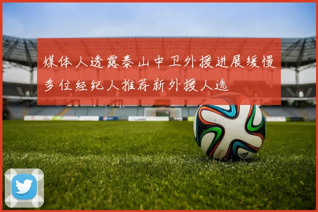 媒体人透露泰山中卫外援进展缓慢多位经纪人推荐新外援人选