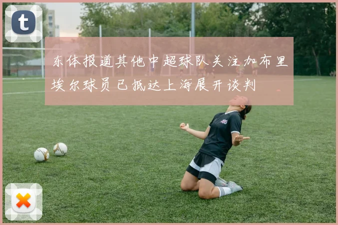 东体报道其他中超球队关注加布里埃尔球员已抵达上海展开谈判